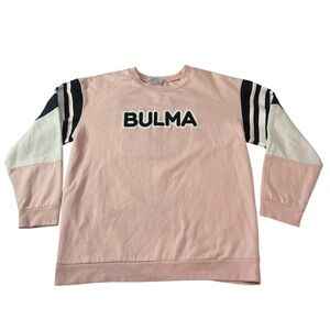 Dragon Ball Z Bulma Striped Sleeve Women's Crewneck from BoxLunch